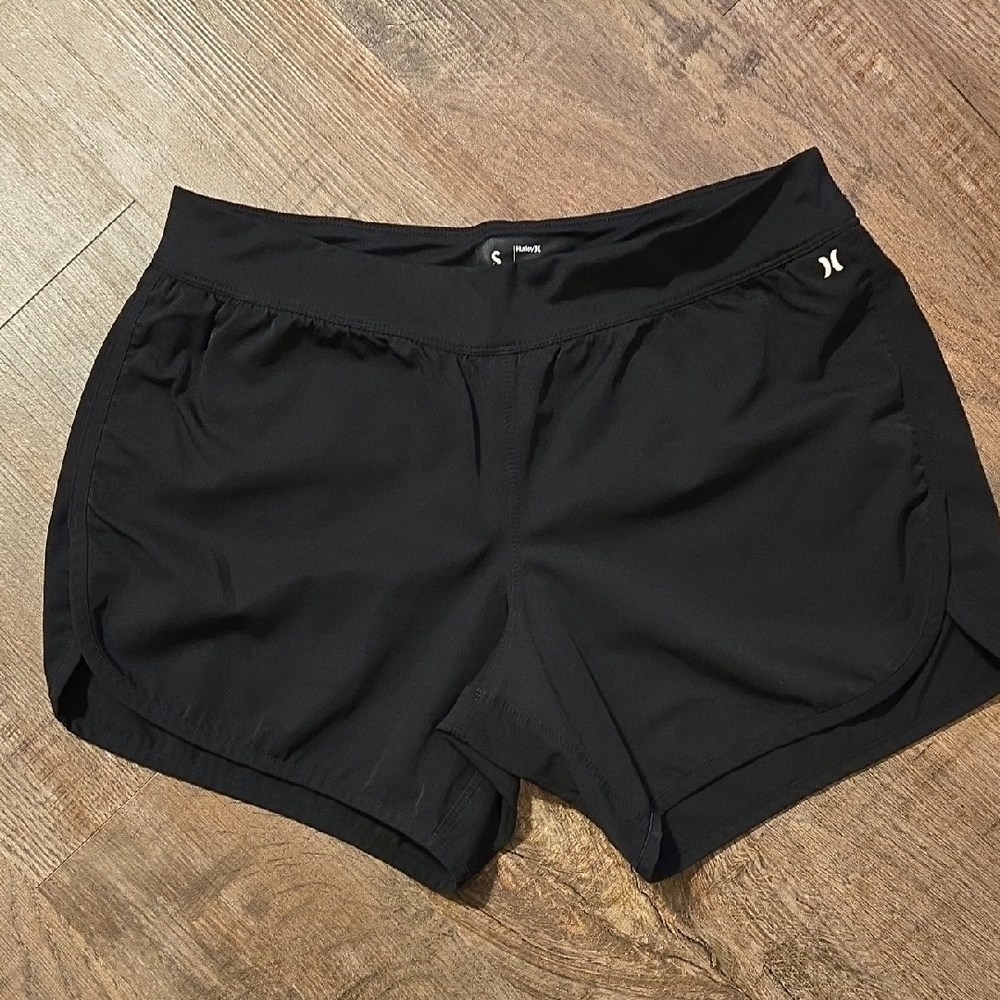 Hurley Women's Black Athletic Shorts